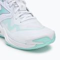 Dámske volejbalové topánky Mizuno Wave Momentum Elite Mid white/blue tint 7