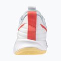 Dámske volejbalové topánky Mizuno Wave Momentum Pro white/calypso coral/pale banana 3