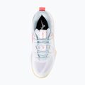 Dámske volejbalové topánky Mizuno Wave Momentum Pro white/calypso coral/pale banana 5