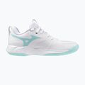 Dámske volejbalové topánky Mizuno Wave Momentum Pro white/blue tint 2