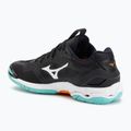 Hádzanárske topánky Mizuno Wave Stealth 6 black/tangelo/ice green 3