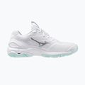 Dámske hádzanárske topánky Mizuno Wave Stealth 6 white/blue tint 9