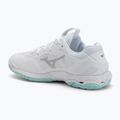 Dámske hádzanárske topánky Mizuno Wave Stealth 6 white/blue tint 3