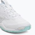 Dámske hádzanárske topánky Mizuno Wave Stealth 6 white/blue tint 7