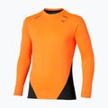 Pánske bežecké tričko longsleeve Mizuno Tech Thermal Charge tangelo 3