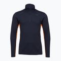 Pánske bežecké tričko longsleeve Mizuno Tech Thermal Charge Half Zip baritone blue