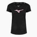 Dámske bežecké tričko Mizuno Core Runbird Tee black/mauve