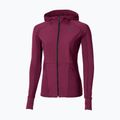 Dámska bežecká bunda Mizuno Active Warm Hybrid Full Zip Hooded dark purple