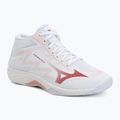 Dámske volejbalové topánky Mizuno Lightning Select Mid white/rose elegance/lava falls