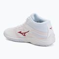 Dámske volejbalové topánky Mizuno Lightning Select Mid white/rose elegance/lava falls 3