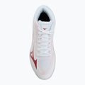 Dámske volejbalové topánky Mizuno Lightning Select Mid white/rose elegance/lava falls 5