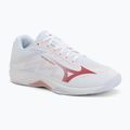 Dámske volejbalové topánky Mizuno Lightning Select white/rose elegance/lava falls