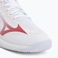 Dámske volejbalové topánky Mizuno Lightning Select white/rose elegance/lava falls 7