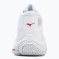 Dámske volejbalové topánky Mizuno Wave Lightning Elite Mid white/rose elegance/lava falls 6
