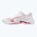 Dámske volejbalové topánky Mizuno Wave Lightning Elite white/rose elegance/lava falls 8