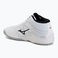 Volejbalové topánky Mizuno Lightning Select Mid white/black/fiery red 3