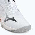 Volejbalové topánky Mizuno Lightning Select Mid white/black/fiery red 7