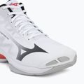 Volejbalové topánky Mizuno Wave Lightning Pro Mid white/black/fiery red 7