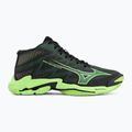 Volejbalové topánky Mizuno Wave Lightning Elite Mid black/glowing apple/mandarin orange 2