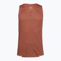 Pánske bežecké tričko Mizuno Tech Light Tank copper brown