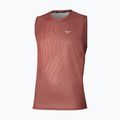 Pánske bežecké tričko Mizuno Core Graphic Sleeveless copper brown