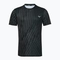 Pánske bežecké tričko Mizuno Core Graphic Tee black/gray