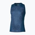 Pánske bežecké tričko Mizuno Active DryAeroFlow Graphic Tank Top estate blue