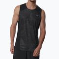 Pánske bežecké tričko  Mizuno Active DryAeroFlow Graphic Tank Top black/gray