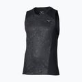 Pánske bežecké tričko  Mizuno Active DryAeroFlow Graphic Tank Top black/gray 2