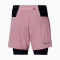 Dámske bežecké šortky Mizuno Trail Multipocket 2In1 Short rose elegance 2