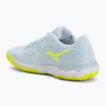 Dámske tenisové topánky  Mizuno Wave Enforce Court CC W ice water/lightning yellow/ancient 3