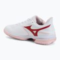 Dámske tenisové topánky  Mizuno Wave Exceed Court CC W white/pinkesque/barbados cherr 3