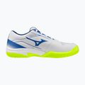 Pánske tenisové topánky  Mizuno Break Shot 5 CC white/dazzling blue/ lightning 2
