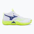 Volejbalové topánky Mizuno Wave Momentum Elite Mid white/lightning yellow/dazzling blue 2