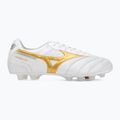 Kopačky Mizuno Morelia II Elite FG white/football gold/galaxy silver 2