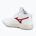 Dámske volejbalové topánky Mizuno Wave Momentum Pro Mid white/rose elegance/lava falls 3