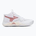 Dámske volejbalové topánky  Mizuno Wave Momentum Elite Mid white/rose elegance/lava falls 2