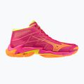Volejbalové topánky Mizuno Wave Lightning Elite Mid pink tetra/fortune yellow/light