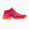 Volejbalové topánky Mizuno Wave Lightning Elite Mid pink tetra/fortune yellow/light 2