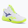 Volejbalové topánky Mizuno Wave Momentum Pro Mid white/lightning yellow/dazzling blue