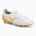 Futbalové kopačky Mizuno Morelia Neo IV Pro FG white/mp gold/cool gray 3c