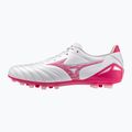 Futbalové kopačky Mizuno Morelia Neo IV Pro AG white/fuchsia purple/fuchsia purple