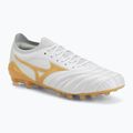 Futbalové kopačky Mizuno Morelia Neo IV Beta Japan AG white/mp gold/cool gray 3c