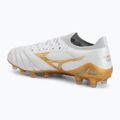 Futbalové kopačky Mizuno Morelia Neo IV Beta Elite FG white/mp gold/cool gray 3c 3