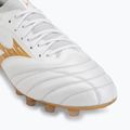 Futbalové kopačky Mizuno Morelia Neo IV Beta Elite FG white/mp gold/cool gray 3c 7