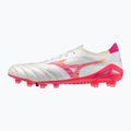 Futbalové kopačky Mizuno Morelia Neo IV Beta Elite FG white/pink tetra/fuchsia purple