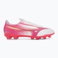 Kopačky Mizuno Alfa III Select FG white/fuchsia purple 2