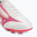 Kopačky Mizuno Alfa III Select FG white/fuchsia purple 7