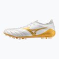 Futbalové kopačky Mizuno Morelia Neo IV Beta Elite AG white/mp gold/cool gray 3c