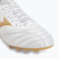 Futbalové kopačky Mizuno Morelia Neo IV Beta Elite AG white/mp gold/cool gray 3c 7